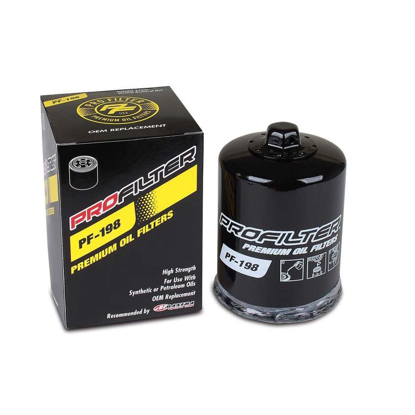 ProFilter PF-198 Polaris/Victory Spin-On Black Various Performance Oil Filter
