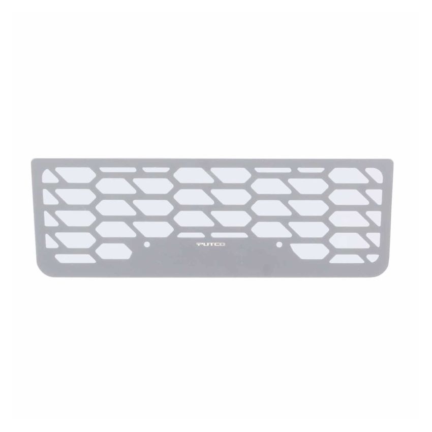 Putco 82166 17-19 Ford SuperDuty - Hex Shield - Polished SS Bumper Grille Inserts