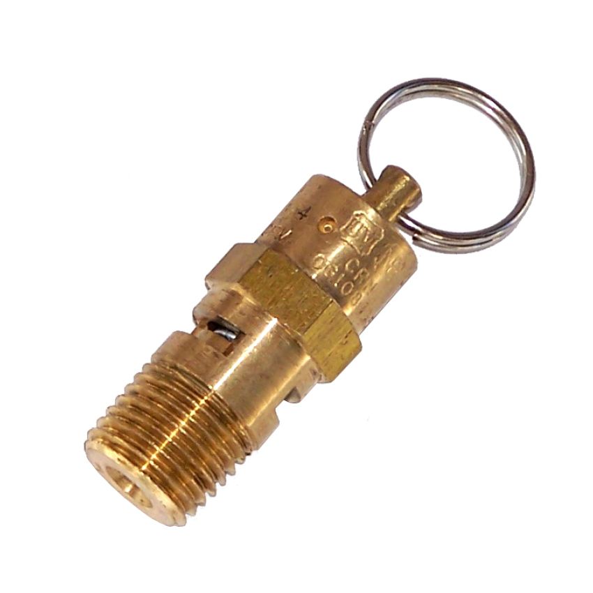 Kleinn Air Horns 52145 Kleinn Safety Valve - 1/4In M NPT - 145 PSI Rated Pop-Off Valve