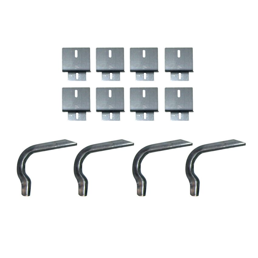 Lund 97-09 Ford Expedition EZ Running Board Mounting Bracket Kit - Brite