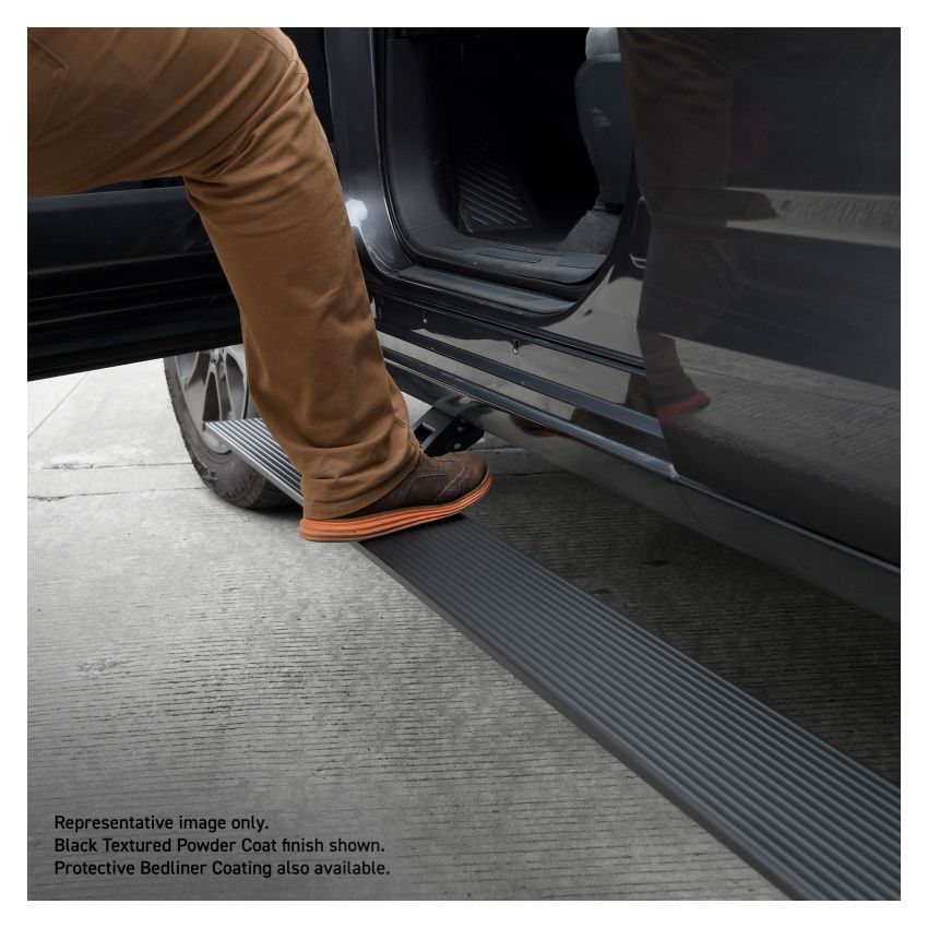 Go Rhino 20413157T RealTruck 21-24 Ford Bronco 2dr VoltStep Electric Running Board Kit (No Drill) - Bedliner Coating