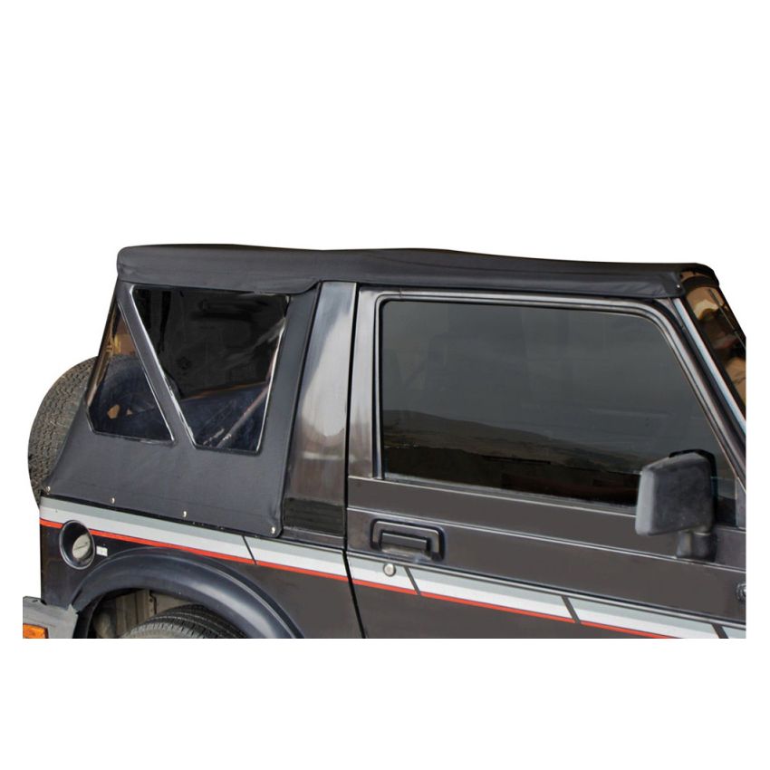 Rampage 98535 1986-1994 Suzuki Samurai Soft Top OEM Replacement - Black Diamond