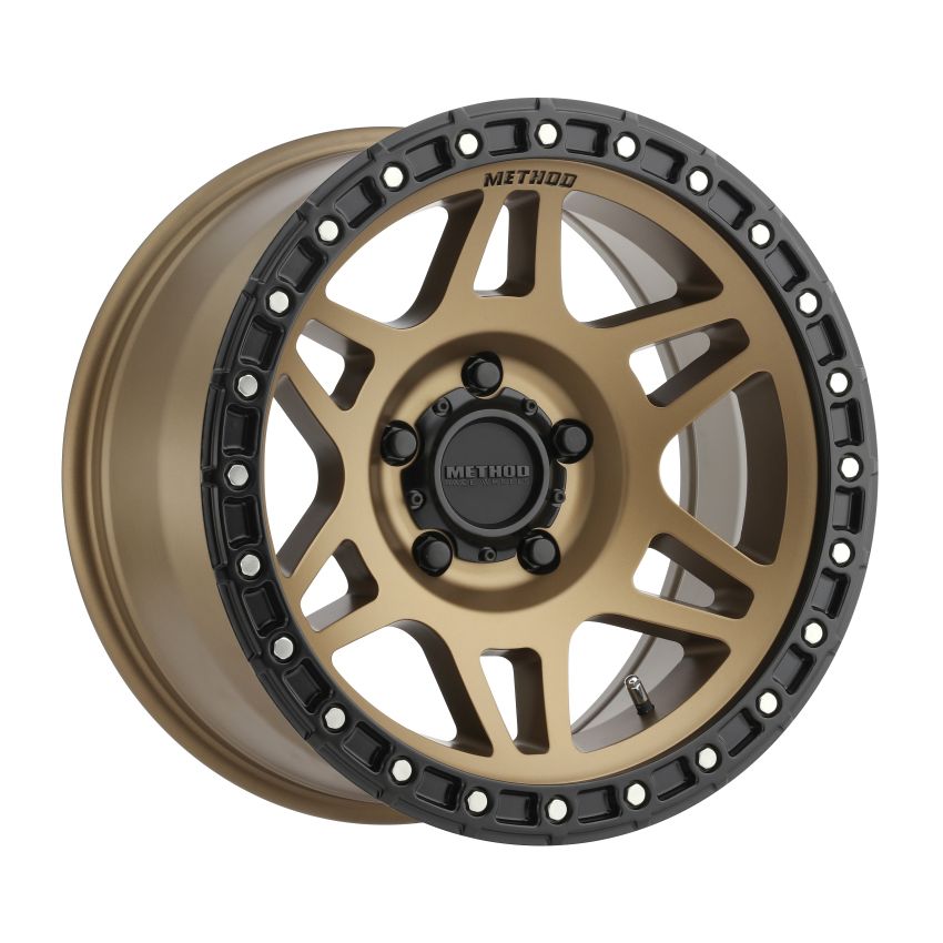 Method Wheels MR31278558900 Method MR312 17x8.5 0mm Offset 5x150 110.5mm CB Method Bronze/Black Street Loc Wheel