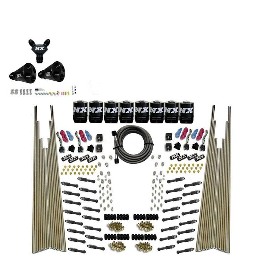 Nitrous Express 93306-00 8 CYL DRY DIRECT PORT, FOUR STAGE, 8 SOLENOIDS, WITHOUT BOTTLE (200-600HP)