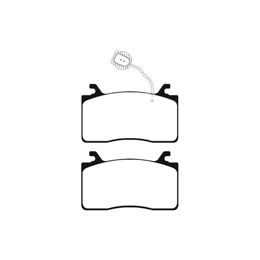 EBC 17-18 Alfa Romeo Giulia Ultimax OEM Replacement Front Brake Pads