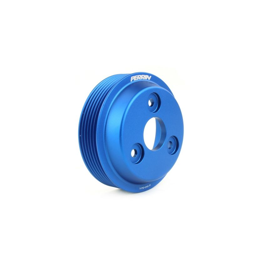 Perrin 2020+ Subaru Forester / Crosstrek Lightweight Water Pump Pulley - Blue