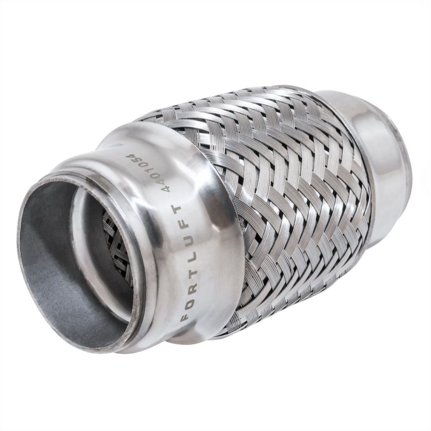 FORTLUFT 4401054 Exhaust Flex Connector Standard Caps Stainless Steel, 1.50''x4.00''/38x102mm