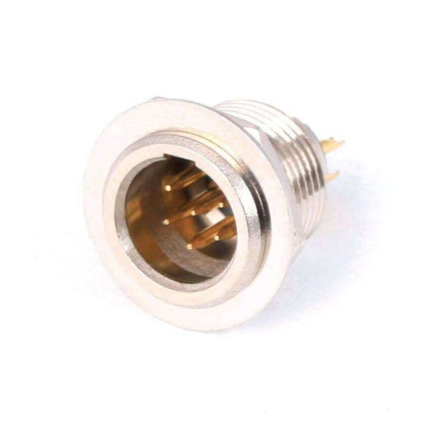 Rugged Radios C6P-PM 6-Pin Panel Mount Mini XLR Connector TB6M