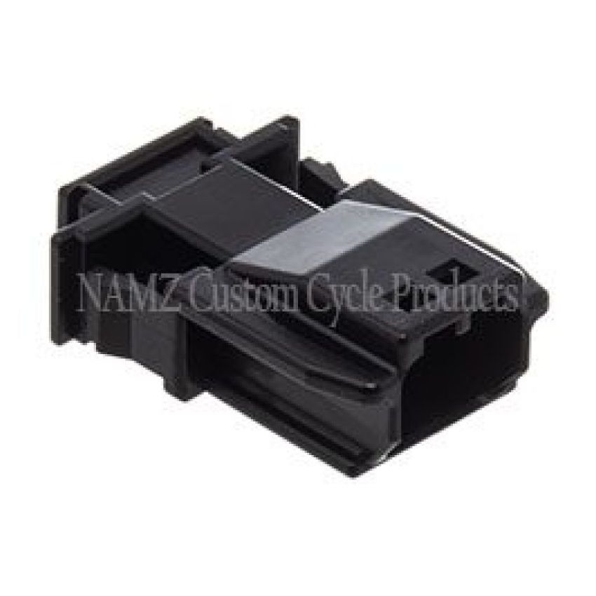 NAMZ NJ-2P51 JAE MX-1900 2-Position Male Black Pin Housing (HD 72905-11)