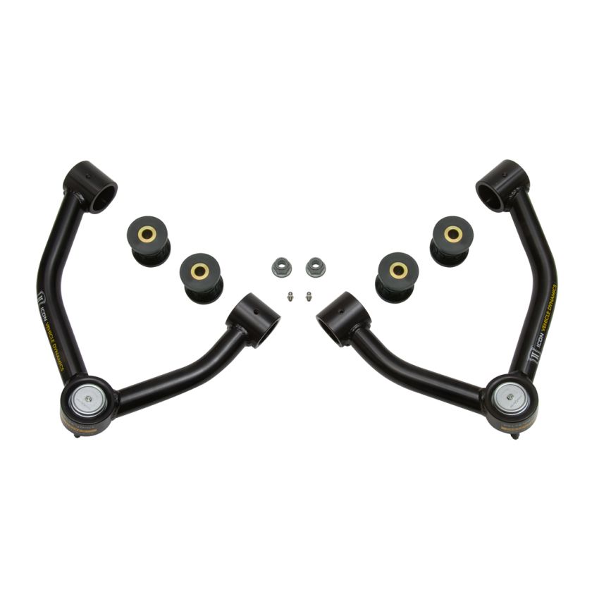 ICON 78650DJ 2015+ Chevrolet Colorado Tubular Upper Control Arm Delta Joint Kit