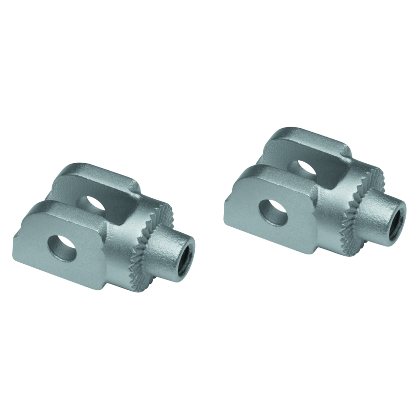 Kuryakyn 8902 Splined Peg Adapter BMW Silver