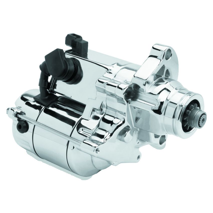 TwinPower 215503 Twin Power 07-17 Big Twins +06 Dyna Exc M8 1.4 Kw Starter Chrome Replaces H-D 31618-06A