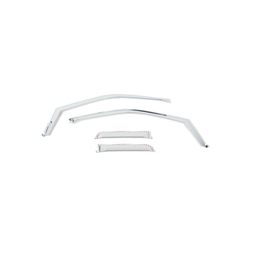 Putco 480067 17-20 Ford SuperDuty - SuperCab (Set of 4) Element Chrome Window Visors