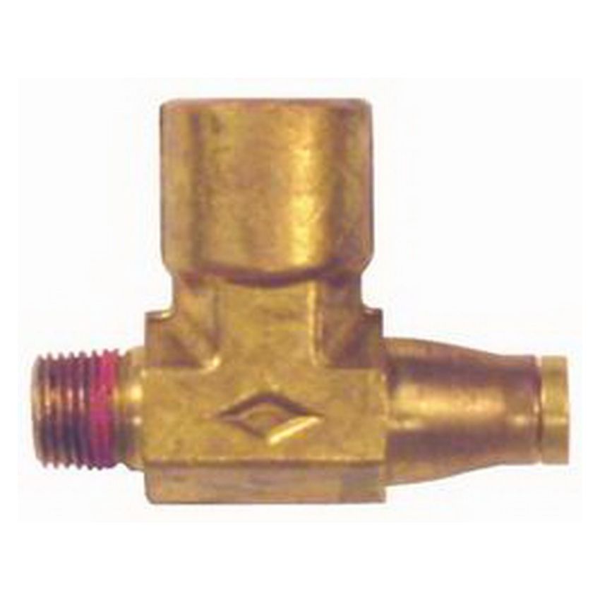 Firestone 3066 Compressor Tee 1/4in. x 1/8in. NPMT x 1/8in. NPFT Air Fitting - Single (WR17603066)