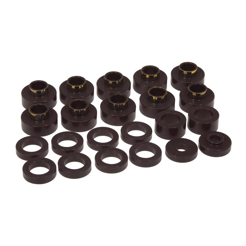 Prothane 1-103-BL 80-86 Jeep CJ5/CJ7 Body Mount 22 Bushing Kit - Black