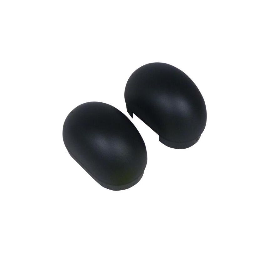 Westin Platinum 4 Oval 4 in Tube Step End Cap Kit - Black