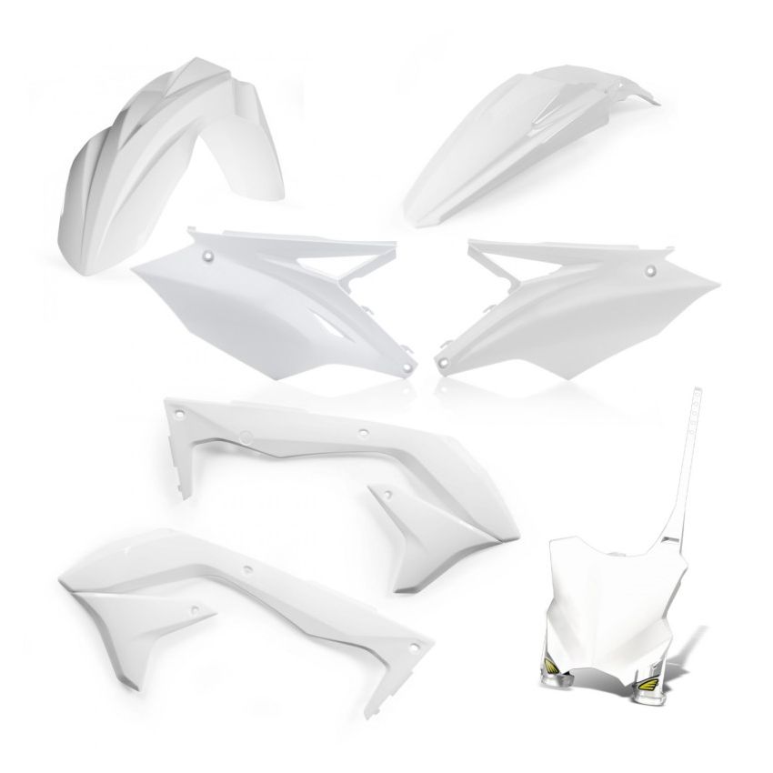 Cycra 1CYC-9418-42 16-18 Kawasaki KX450F 5-Pc Replacement Kit - White