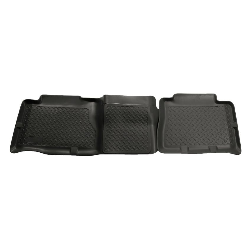 Husky Liners 02-06 Cadillac Escalade/GMC Yukon/Denali Classic Style 2nd Row Black Floor Liners