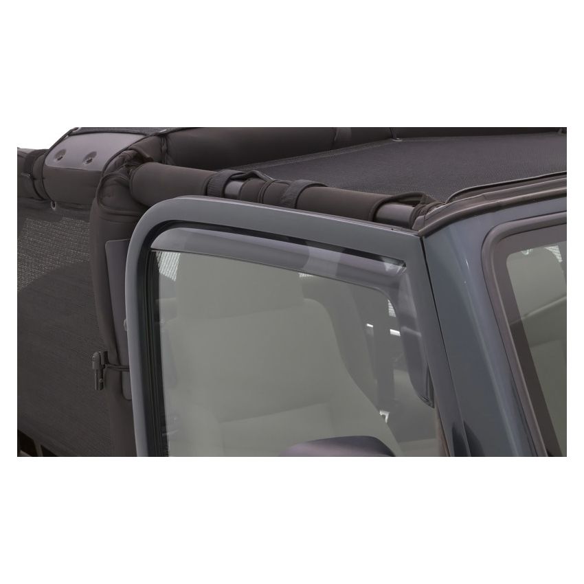 Lund 97-06 Jeep Wrangler Ventvisor Elite Window Deflectors - Smoke (2 Pc.)