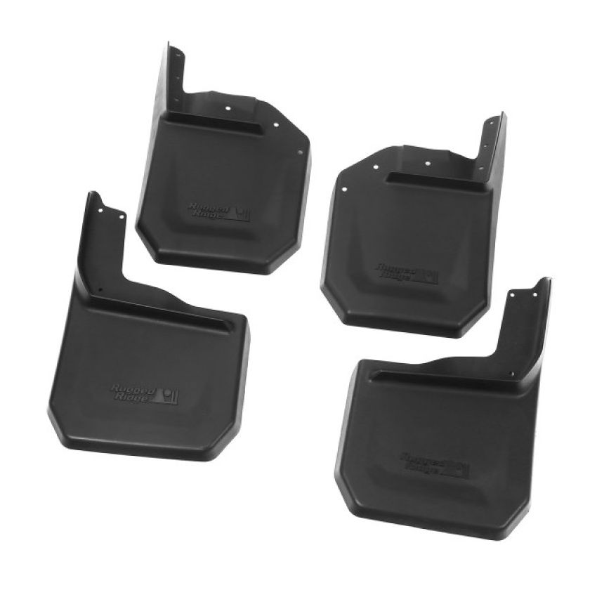 Rugged Ridge Splash Guard Kit Black 07-18 Jeep Wrangler JK