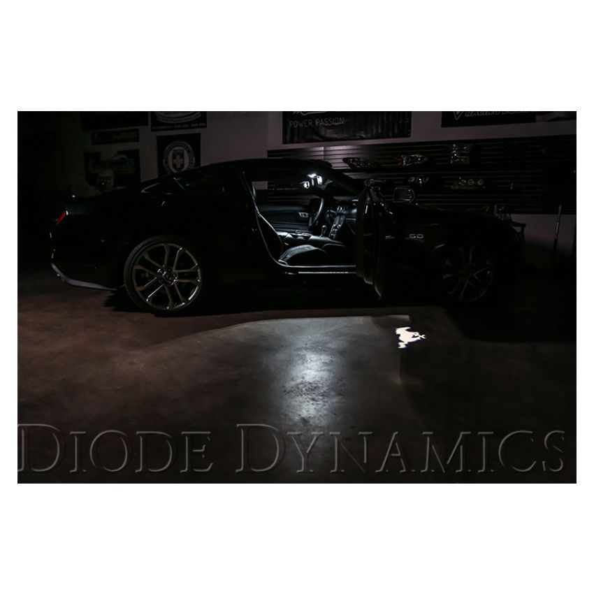 Diode Dynamics DD0359 18-19 Mustang Stage 1 Mustang Interior LED Light Kit - Cool - White