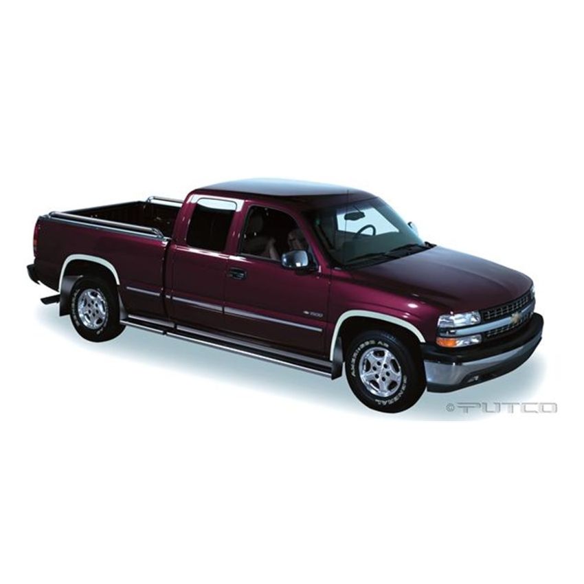 Putco 97102 88-98 Chevrolet CK / Silverado (Incl Sportside) - Full w/o Flares Stainless Steel Fender Trim
