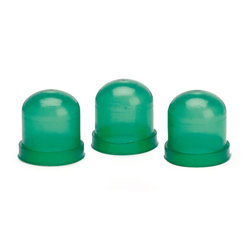 AutoMeter 3215 LIGHT BULB BOOTS, GREEN, QTY. 3