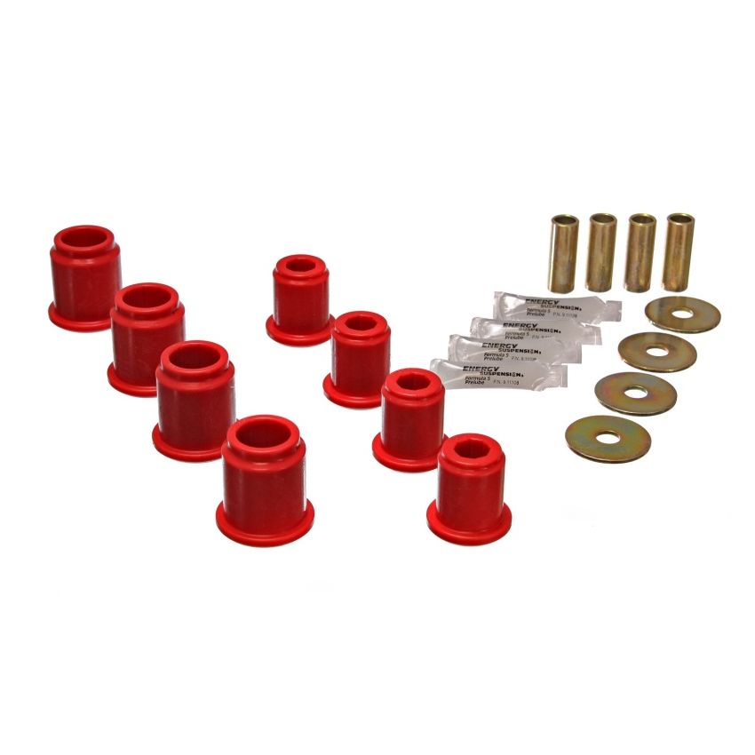 Energy Suspension 6/95-04 Toyota Pick Up 4W (Exc T-100/Tundra) Red Front Control Arm Bushing Set