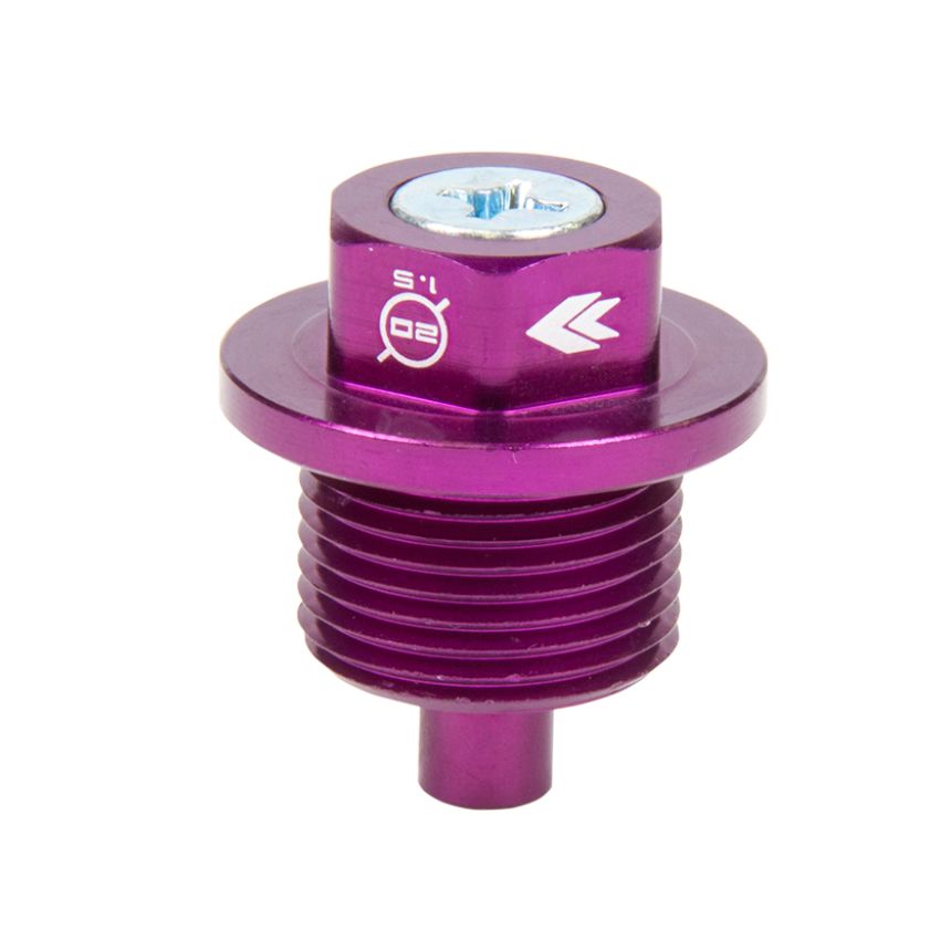 NRG Magnetic Oil Drain Plug M20X1.5 Subaru - Purple