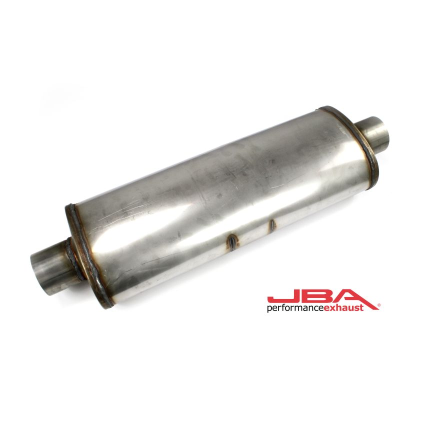 JBA Universal Chambered 304SS Muffler 22x8x5 3in Center/Center