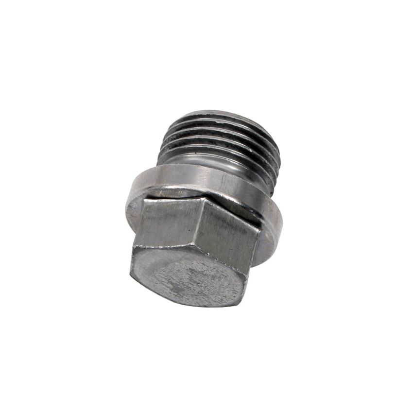 Moroso 22734 Oxygen Sensor Plug w/17mm Hex Head - Plated Steel - M18 x 1.5 Thread - Single