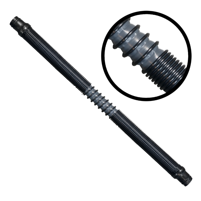 Rugged Radios MAC-X-HOSE-BLK Expandable Helmet Air Pumper Hose