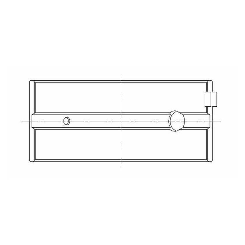 ACL BEARINGS AEB5M2152HX-STD Main Bearing Set Ford 4-Cyl OHC Twin Cam