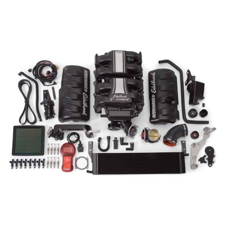 Edelbrock 1580 Supercharger Stage 1 - Street Kit 2005-2009 Ford Mustang 4 6L 3V w/ Tuner