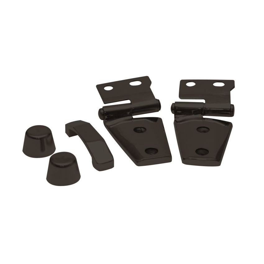 Rampage 87666 2007-2018 Jeep Wrangler(JK) Hood Kit - Black