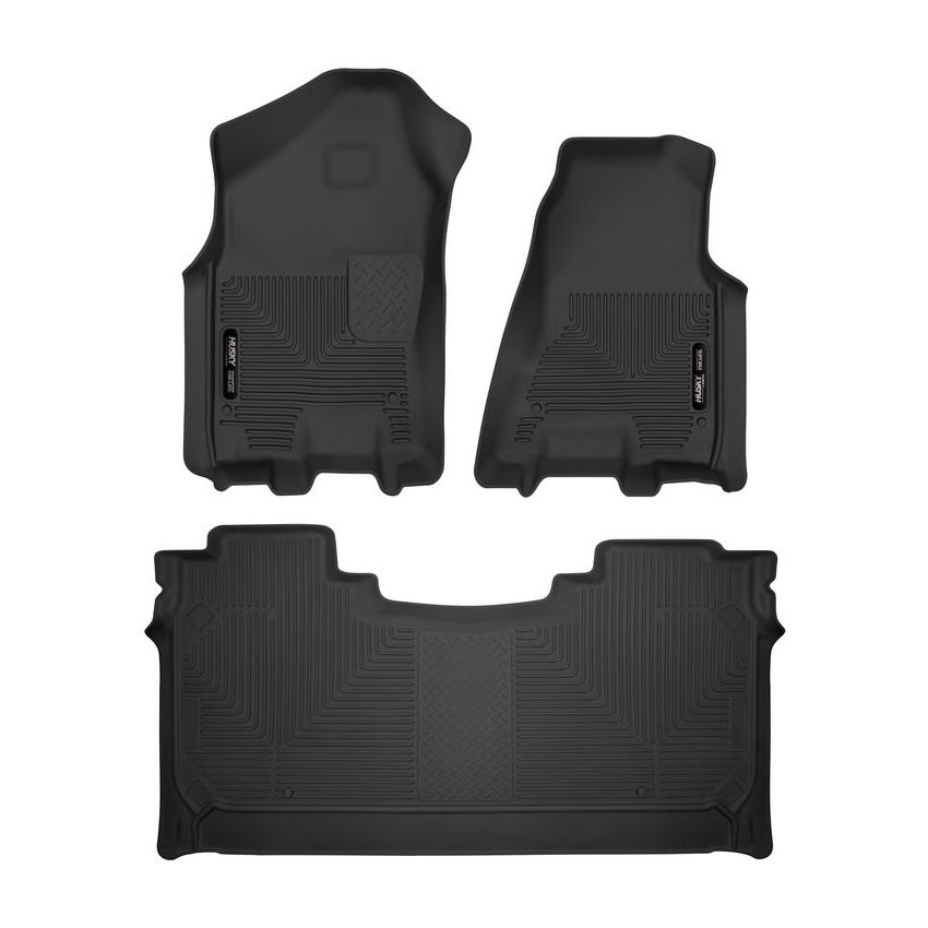 HUSKY LINERS HSK54608 Front & 2nd Seat Floor L iners X-act Contour