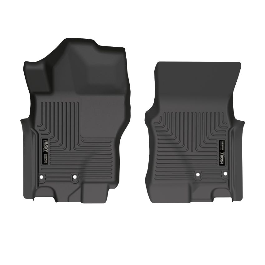 Husky Liners  2022 Nissan Frontier King Cab Ext. Cab/CC  WeatherBeater Black Front Floor Liners