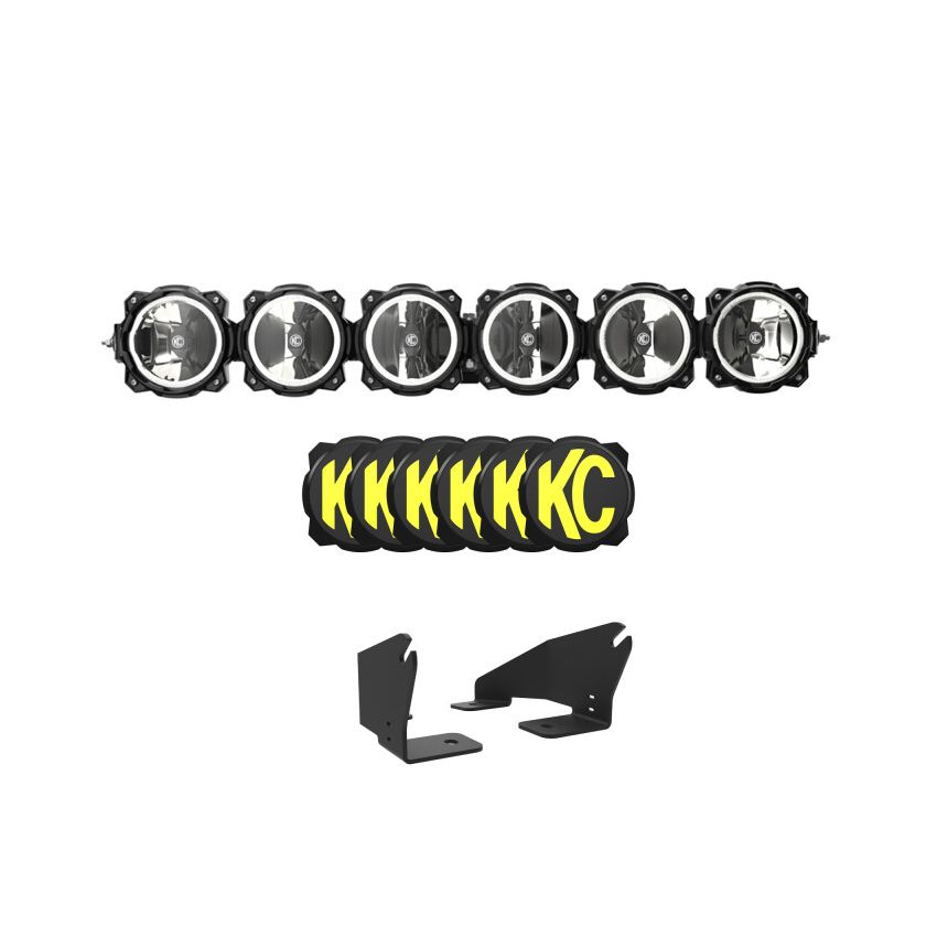 KC HiLiTES 91343 2022+ Polaris RZR Pro XP 39in. Pro6 Gravity LED 6-Light 120w Combo Beam