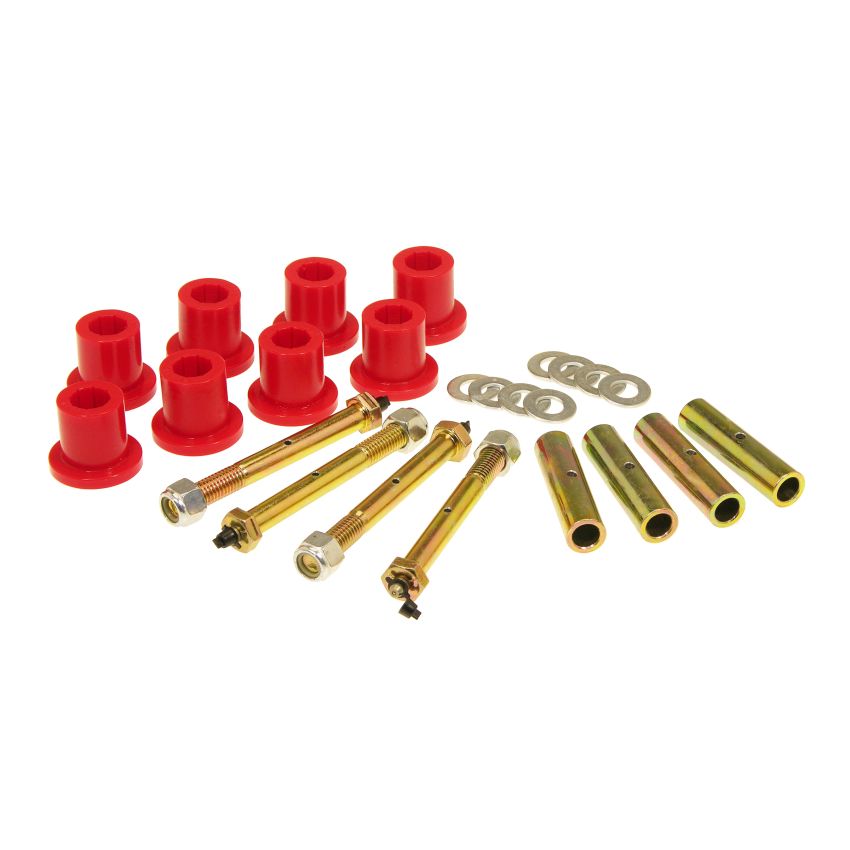 Prothane 87-96 Jeep YJ Front or Rear Frame Shackle Bushings - Red