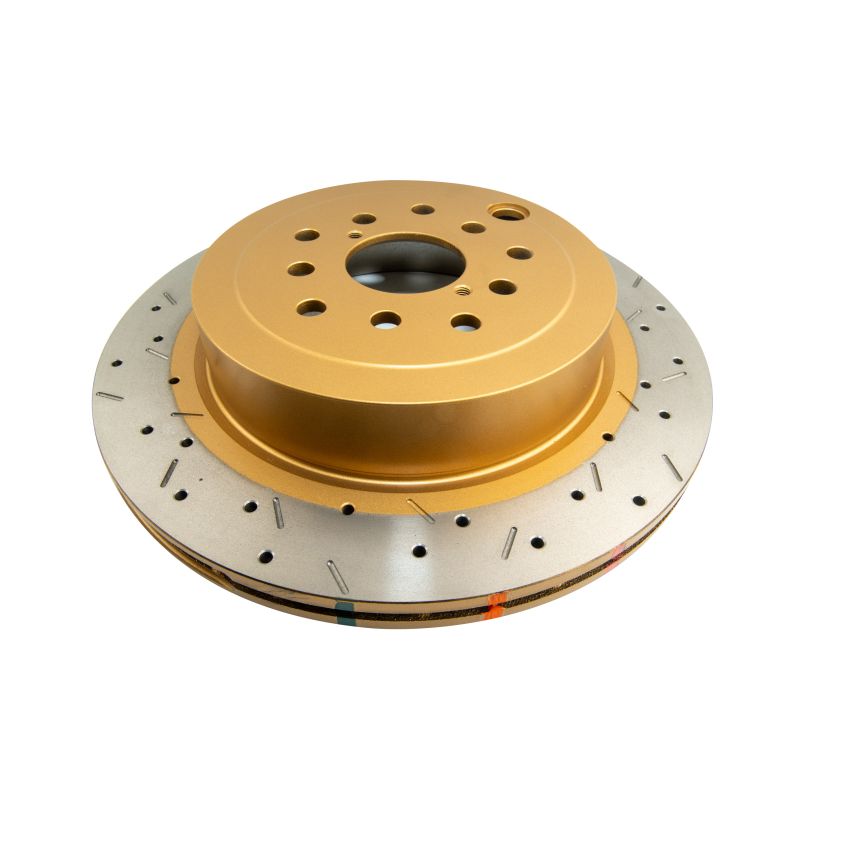 DBA 08-10 STi/2017 BRZ w/Perf. Pkg. Dual-Drilled Rear Drilled & Slotted 4000 Series Rotor