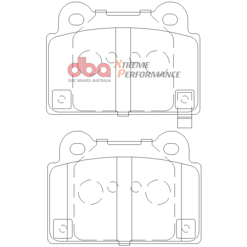 DBA 08-14 Mitsubishi EVO XP650 Rear Brake Pads