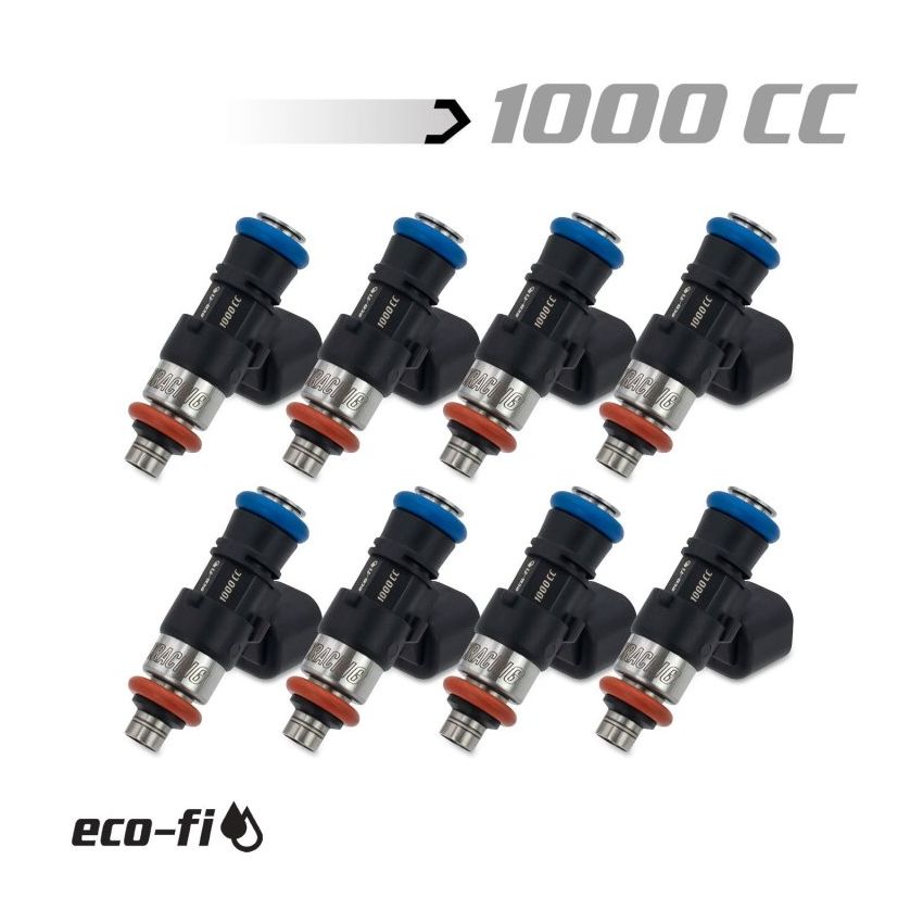 BLOX Racing Eco-Fi Street Injectors 1000cc/min GM LS3/LS7 (Set of 8)