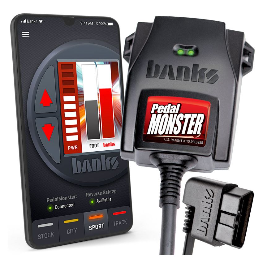 Banks Power Pedal Monster Kit (Stand-Alone) - TE Connectivity MT2 - 6 Way - Use w/Phone