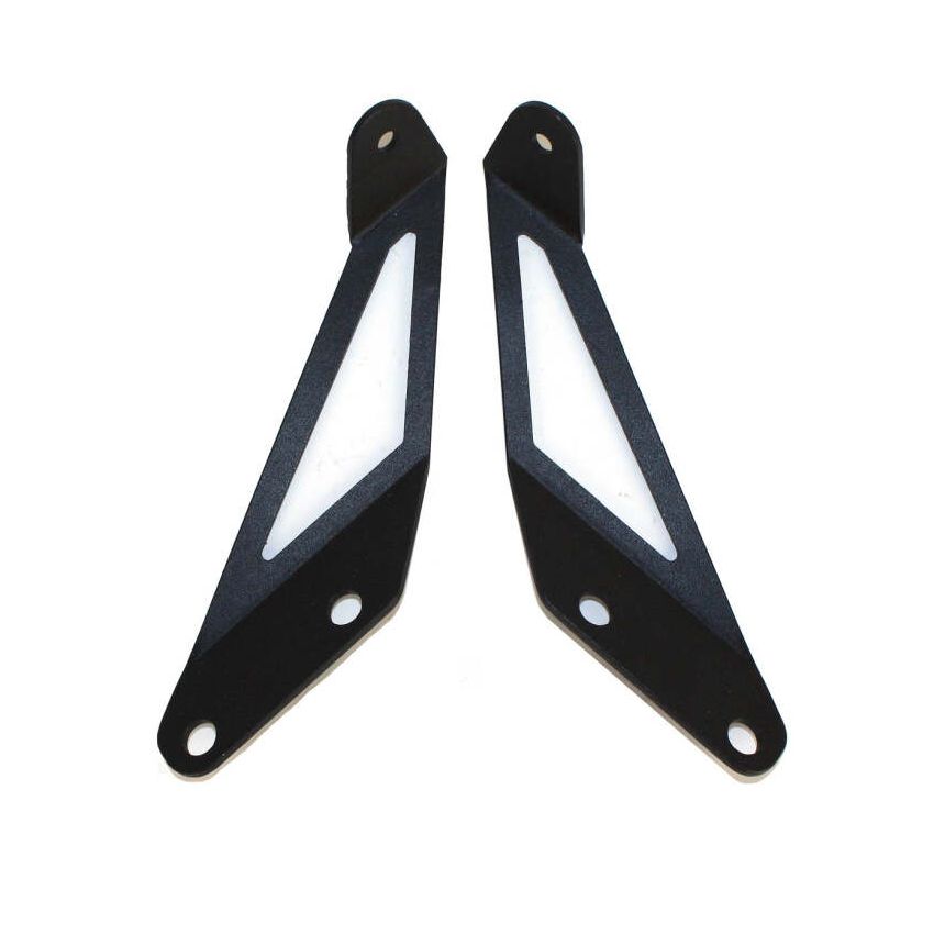 Fishbone Offroad 07-18 Jeep Wrangler JK Hood Light Mount Brackets