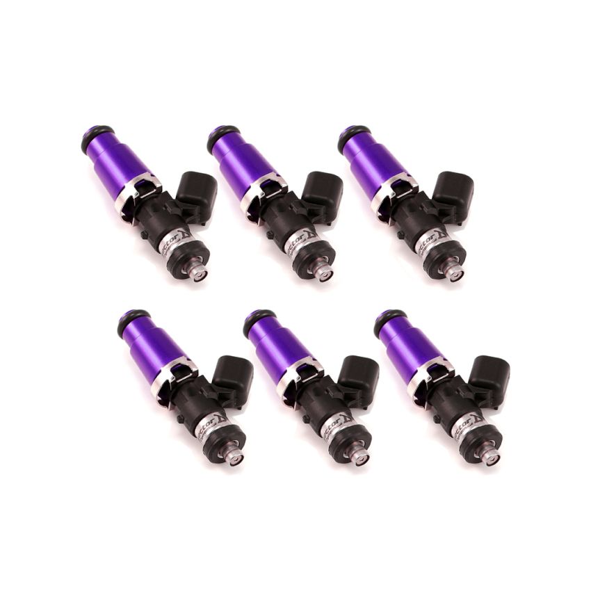 Injector Dynamics 2600-XDS Injectors - 60mm Length - 14mm Top - Denso Lower Cushion (Set of 6)