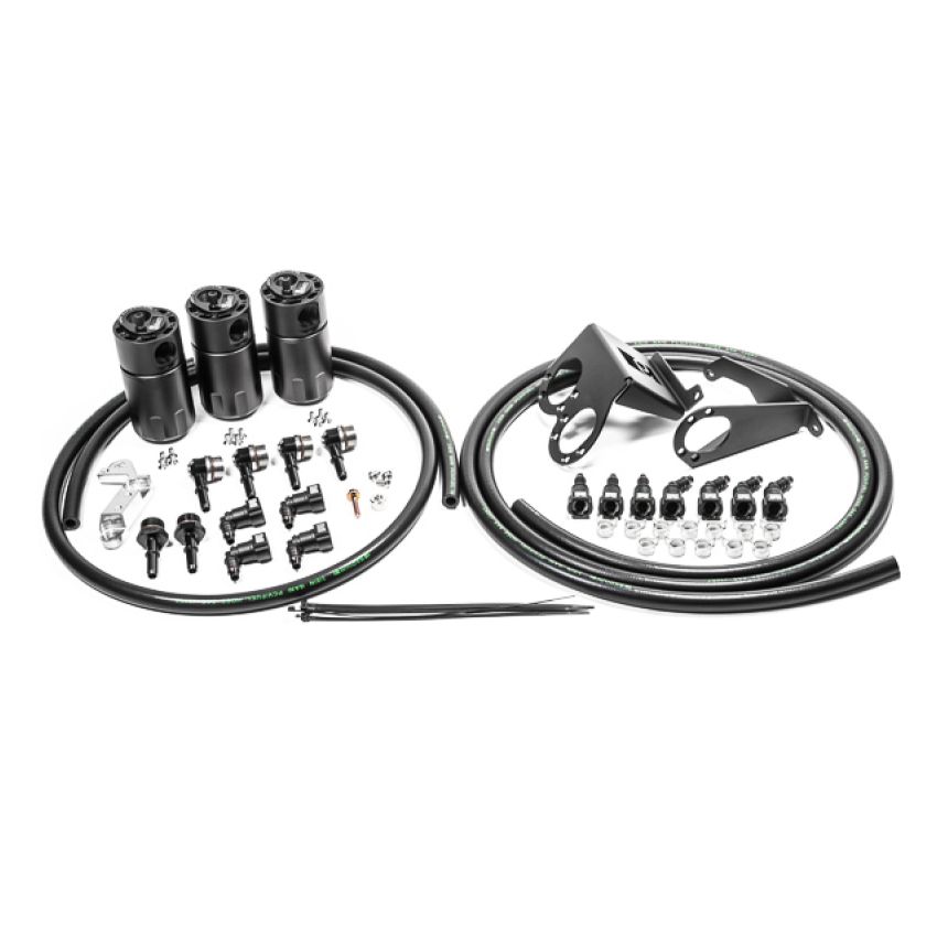 Radium Engineering 20-0987-FL Radium 14-19 Chevrolet Corvette LT1 CCV Fluid Lock Triple Catch Can Kit
