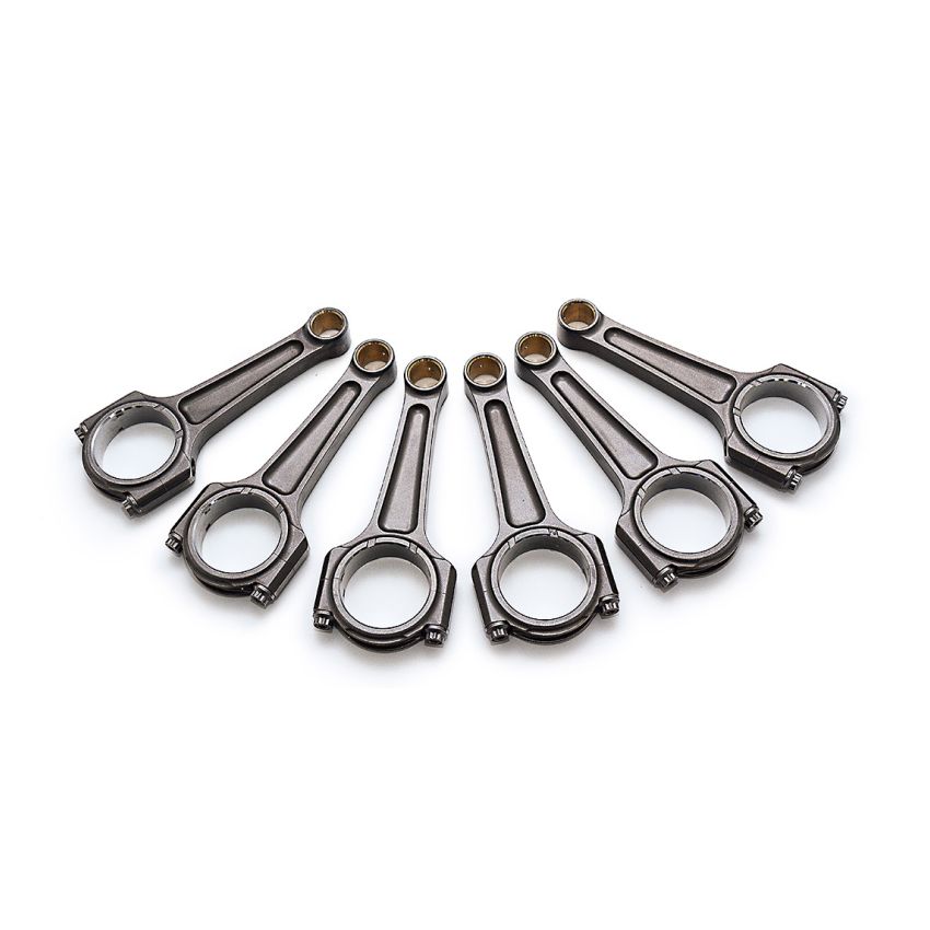 Manley Performance 15524-6 Manley Nissan GT-R 3.8 VR38DETT 300M Alloy H/W Turbo Tuff Pro Series I Beam Connecting Rod Set