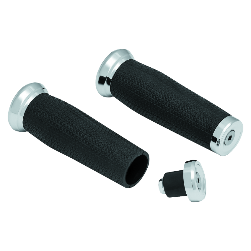 Kuryakyn 5950 Thresher Grips Universal 7/8inch Chrome