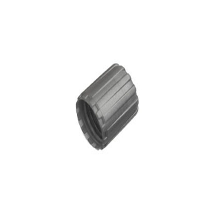 SCHRADER VALVES 20395 Short Grey Plastic Sealing Valve Cap - 100 Pk