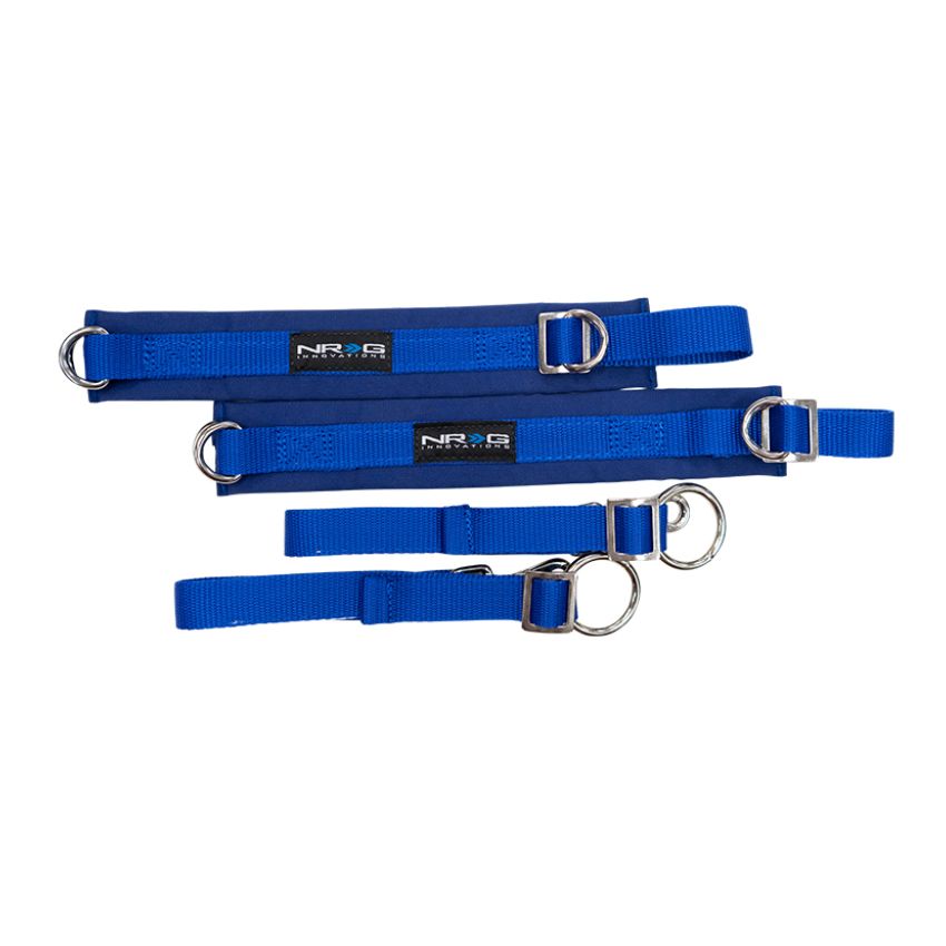 NRG SBH-AR01BL SFI 3.3 Arm Restraints One Pair - Blue